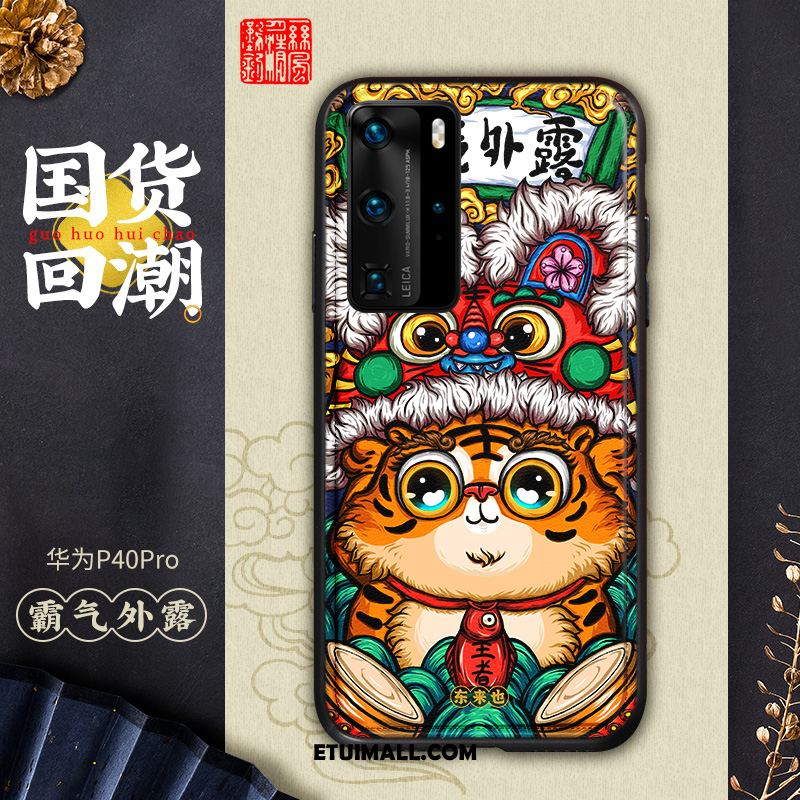 Etui Huawei P40 Pro Wzór Skóra Osobowość Kolor Zakochani Obudowa Sklep