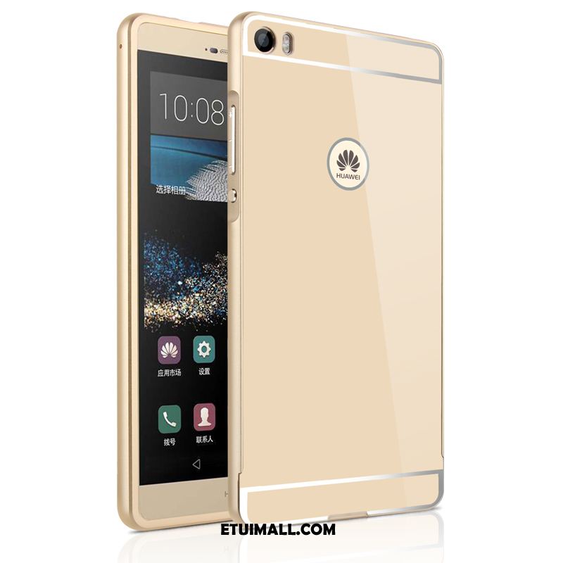 Etui Huawei P8 Anti-fall Biały Lustro Metal Ochraniacz Obudowa Oferta