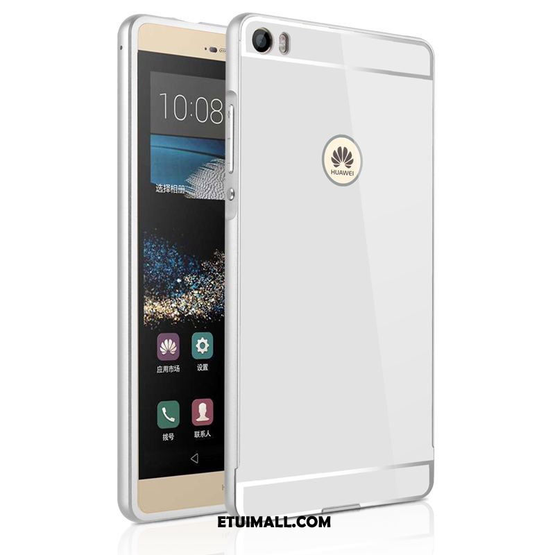 Etui Huawei P8 Anti-fall Biały Lustro Metal Ochraniacz Obudowa Oferta