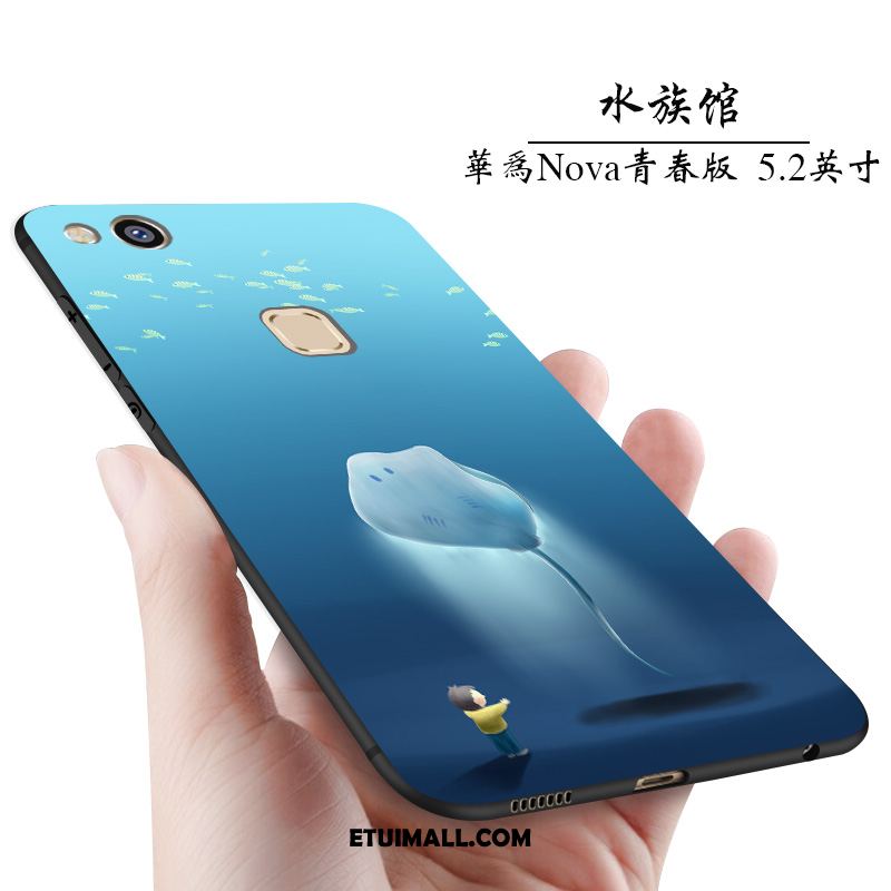 Etui Huawei P8 Lite 2017 Niebieski Kreatywne Miękki Osobowość Telefon Komórkowy Pokrowce Oferta