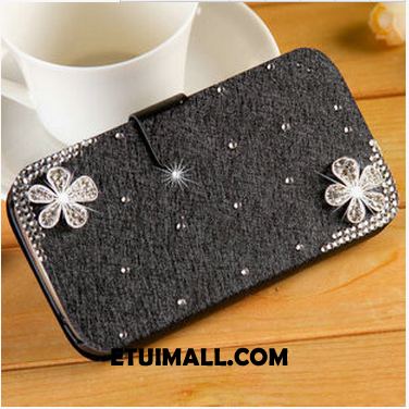 Etui Huawei P8 Lite 2017 Ochraniacz Czarny Telefon Komórkowy Wspornik Rhinestone Obudowa Dyskont