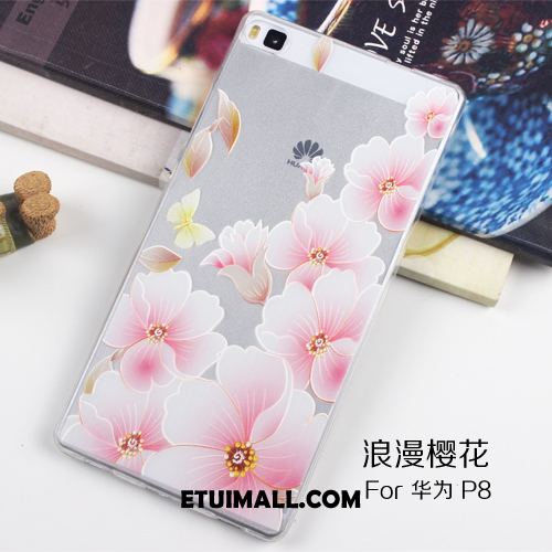 Etui Huawei P8 Niebieski Silikonowe Przezroczysty Ochraniacz Telefon Komórkowy Futerał Oferta