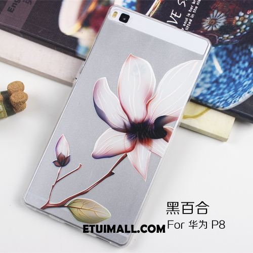 Etui Huawei P8 Niebieski Silikonowe Przezroczysty Ochraniacz Telefon Komórkowy Futerał Oferta