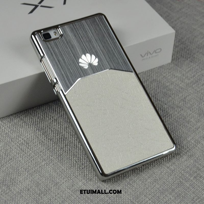 Etui Huawei P8 Srebro Metal Ochraniacz Szkło Hartowane Telefon Komórkowy Futerał Kup