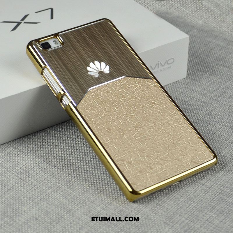 Etui Huawei P8 Srebro Metal Ochraniacz Szkło Hartowane Telefon Komórkowy Futerał Kup
