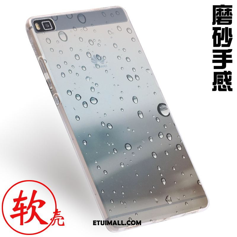 Etui Huawei P8 Telefon Komórkowy Szary Miękki Ochraniacz Relief Pokrowce Kup
