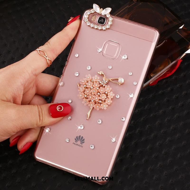 Etui Huawei P9 Lite Młodzież Telefon Komórkowy Ochraniacz Rhinestone Przezroczysty Pokrowce Sklep