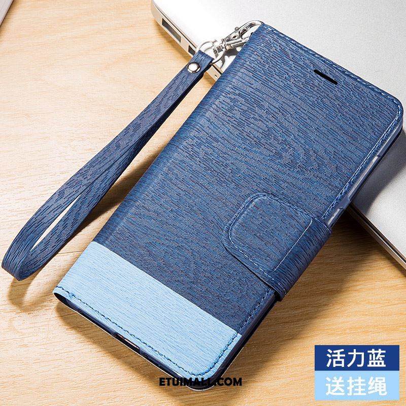 Etui Huawei P9 Lite Niebieski Skórzany Futerał Telefon Komórkowy Wiszące Ozdoby Anti-fall Pokrowce Oferta