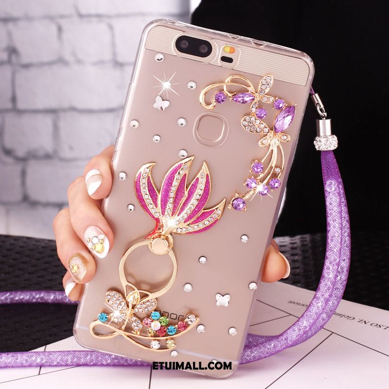 Etui Huawei P9 Plus Ochraniacz Silikonowe Rhinestone Ring Proszek Pokrowce Kupię