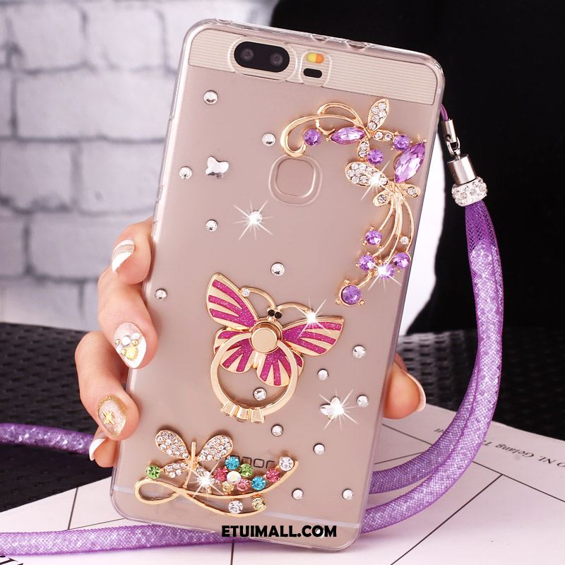 Etui Huawei P9 Plus Ochraniacz Silikonowe Rhinestone Ring Proszek Pokrowce Kupię