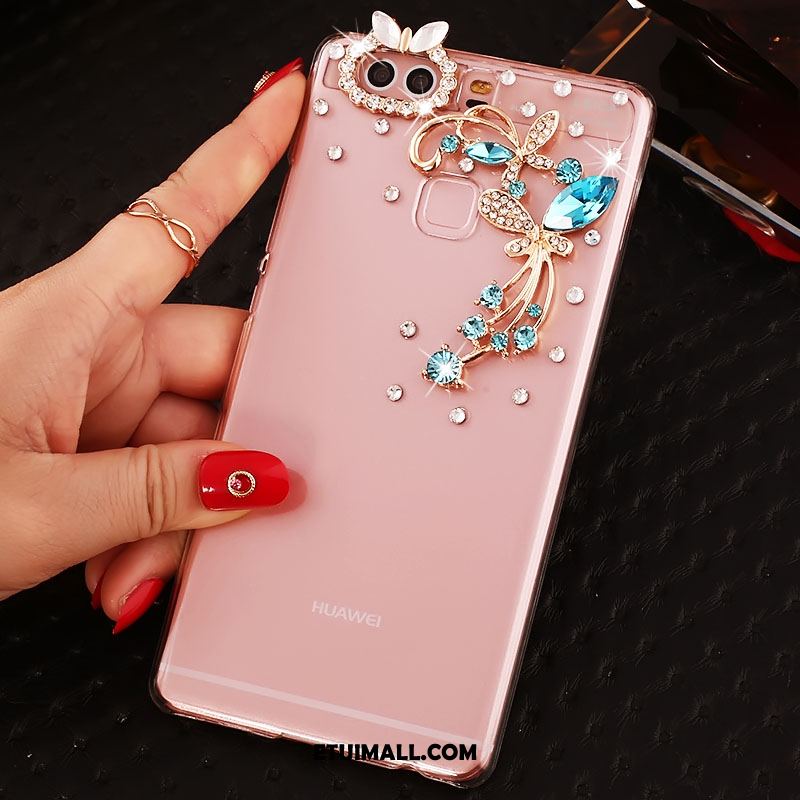 Etui Huawei P9 Plus Przezroczysty Ochraniacz Rhinestone Proszek Mały Futerał Sprzedam