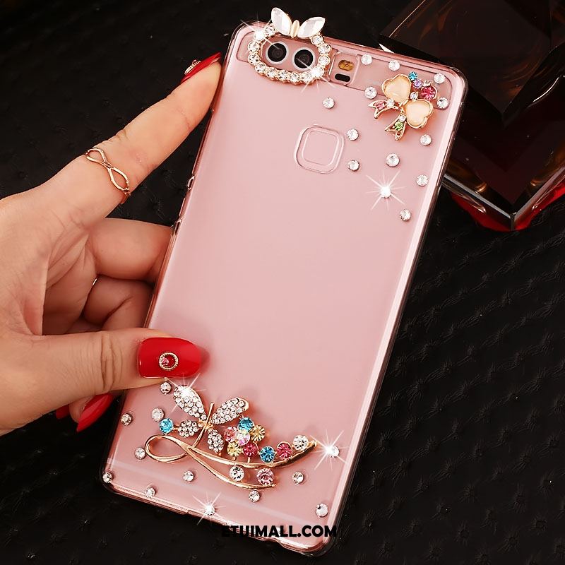 Etui Huawei P9 Plus Przezroczysty Ochraniacz Rhinestone Proszek Mały Futerał Sprzedam