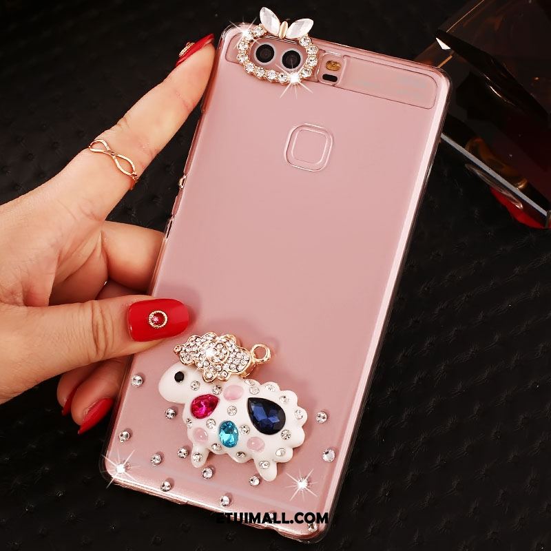 Etui Huawei P9 Plus Przezroczysty Ochraniacz Rhinestone Proszek Mały Futerał Sprzedam