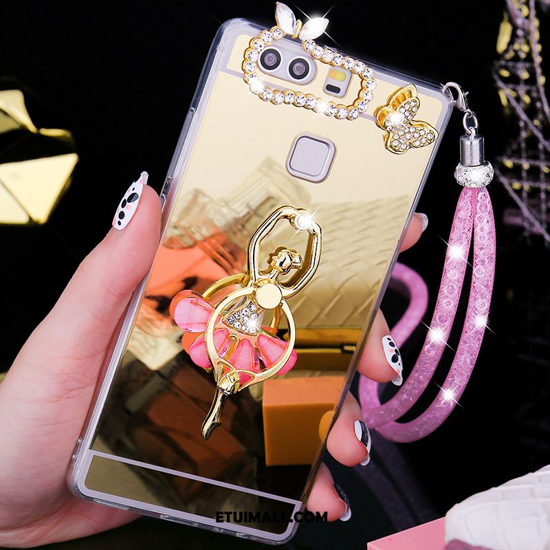 Etui Huawei P9 Plus Pu Telefon Komórkowy Pawie Miękki Rhinestone Pokrowce Kup