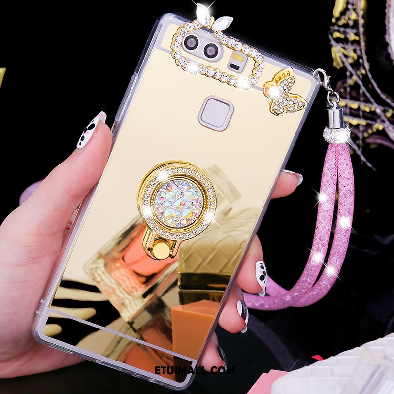 Etui Huawei P9 Plus Pu Telefon Komórkowy Pawie Miękki Rhinestone Pokrowce Kup