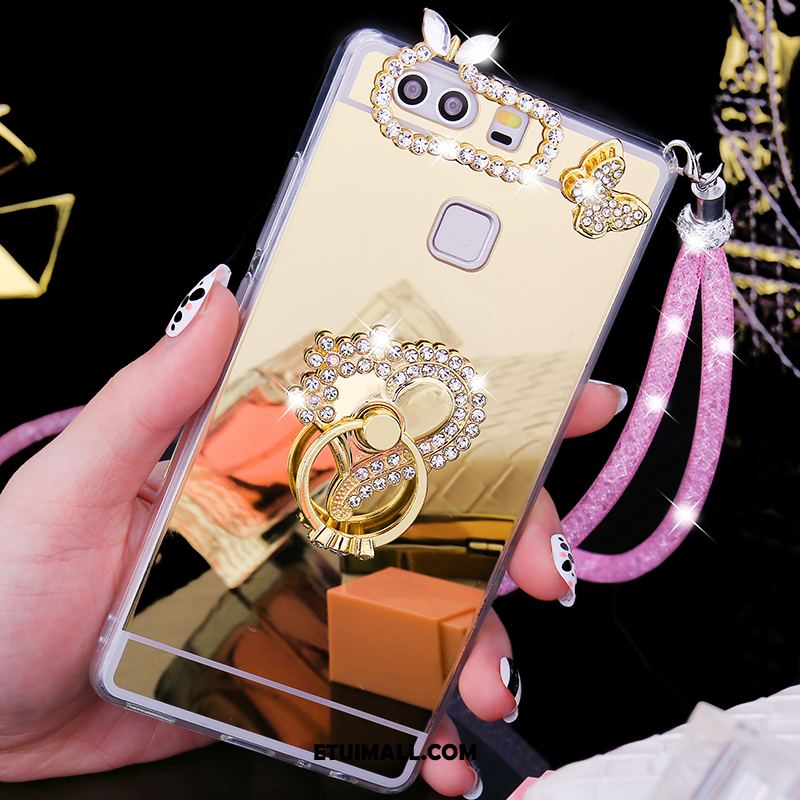 Etui Huawei P9 Plus Pu Telefon Komórkowy Pawie Miękki Rhinestone Pokrowce Kup