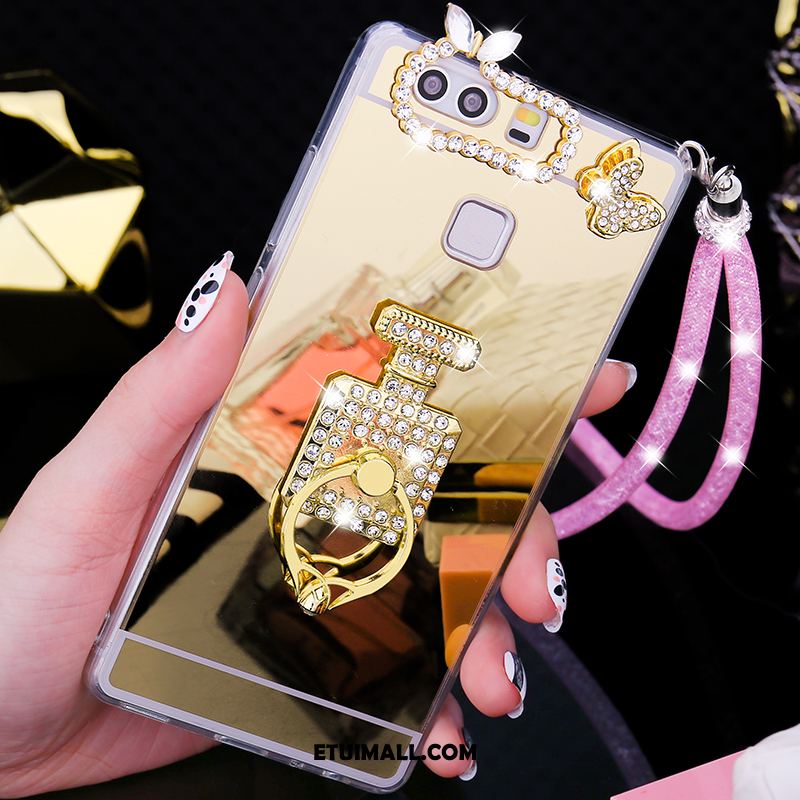 Etui Huawei P9 Plus Pu Telefon Komórkowy Pawie Miękki Rhinestone Pokrowce Kup