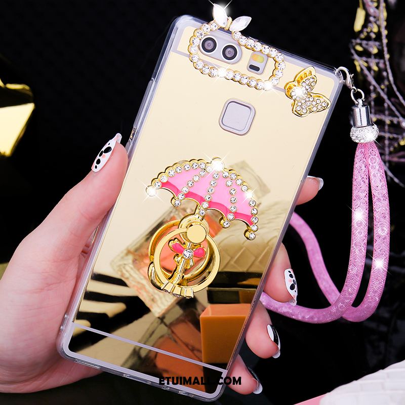 Etui Huawei P9 Plus Pu Telefon Komórkowy Pawie Miękki Rhinestone Pokrowce Kup