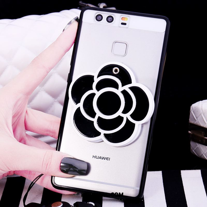 Etui Huawei P9 Plus Wisząca Szyja Wiszące Ozdoby Kreskówka Lustro Telefon Komórkowy Obudowa Tanie