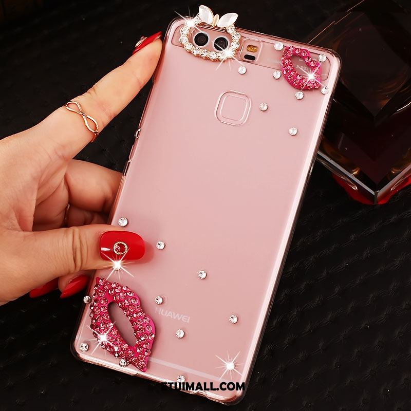 Etui Huawei P9 Plus Wysoki Telefon Komórkowy Ochraniacz Anti-fall Rhinestone Obudowa Sklep