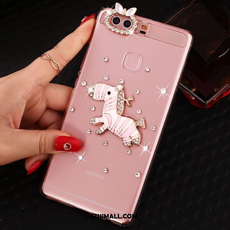 Etui Huawei P9 Plus Wysoki Telefon Komórkowy Ochraniacz Anti-fall Rhinestone Obudowa Sklep