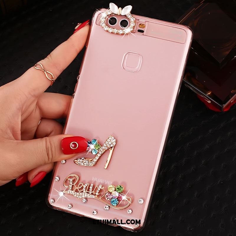 Etui Huawei P9 Plus Wysoki Telefon Komórkowy Ochraniacz Anti-fall Rhinestone Obudowa Sklep