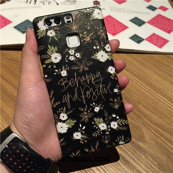 Etui Huawei P9 Relief Telefon Komórkowy All Inclusive Czarny Silikonowe Pokrowce Sprzedam