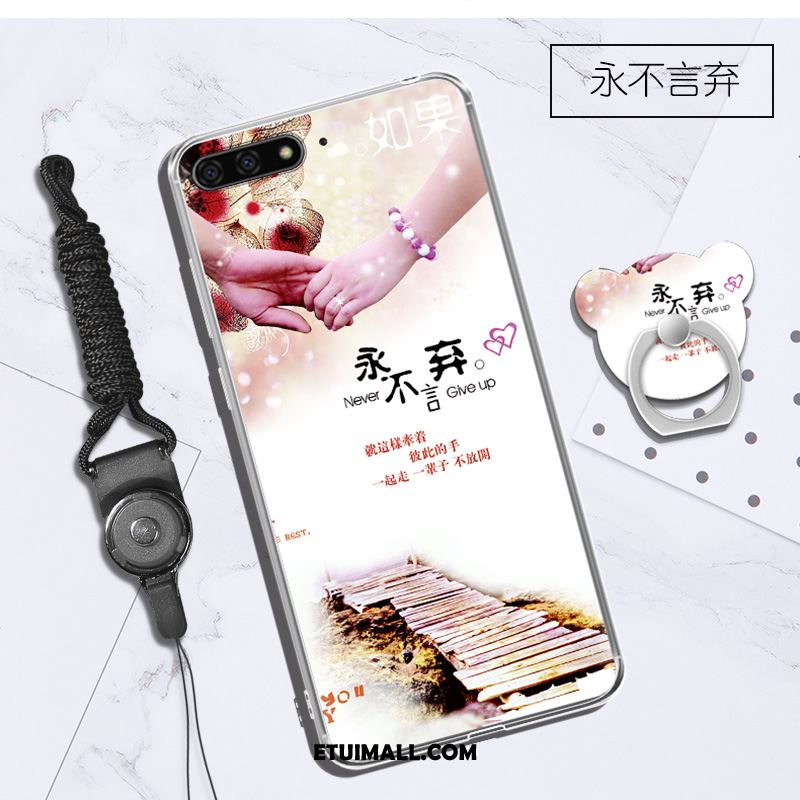 Etui Huawei Y6 2018 Miękki Anti-fall Telefon Komórkowy Zielony Przezroczysty Pokrowce Sprzedam