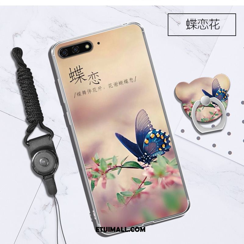 Etui Huawei Y6 2018 Miękki Anti-fall Telefon Komórkowy Zielony Przezroczysty Pokrowce Sprzedam