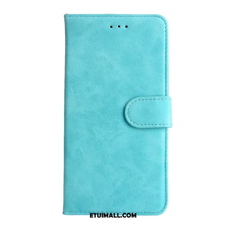 Etui Huawei Y6 2018 Portfel Niebieski Klapa Anti-fall Skórzany Futerał Obudowa Sklep