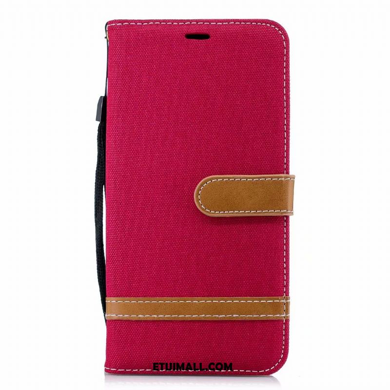 Etui Huawei Y6 2018 Telefon Komórkowy All Inclusive Mieszane Kolory Denim Skórzany Futerał Futerał Tanie