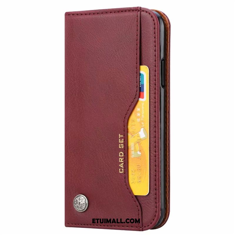 Etui Huawei Y6 2019 Czarny Karta Classic Portfel Magnetyzm Futerał Sklep