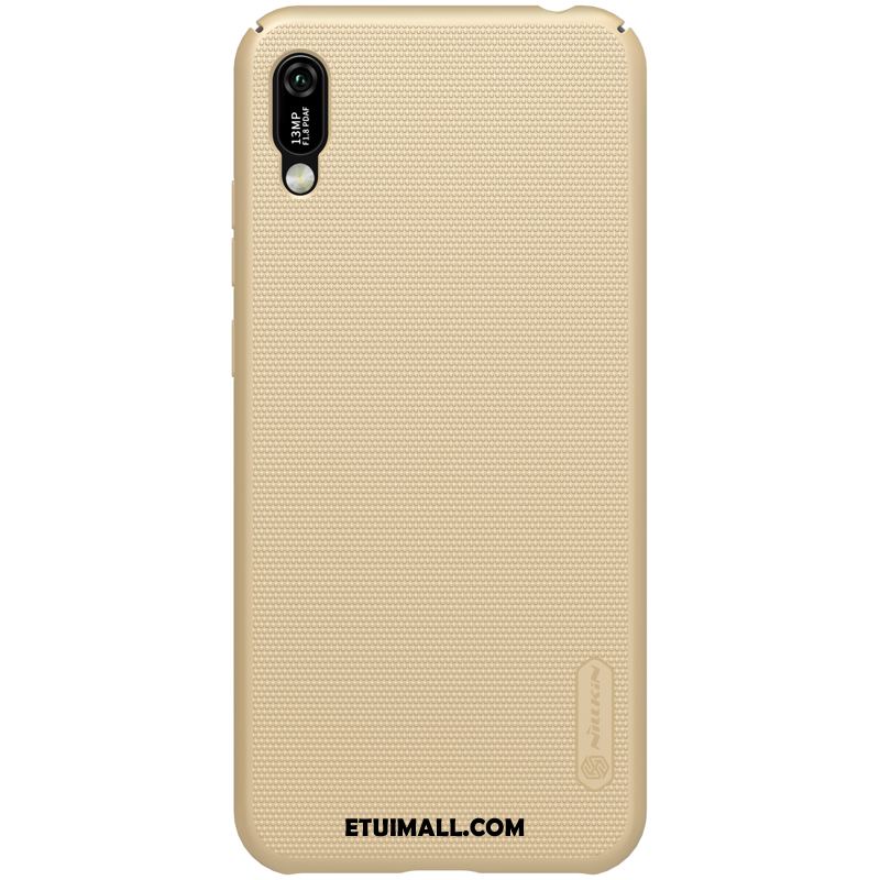 Etui Huawei Y6 2019 Czerwony Telefon Komórkowy Nubuku Złoto Anti-fall Obudowa Kup