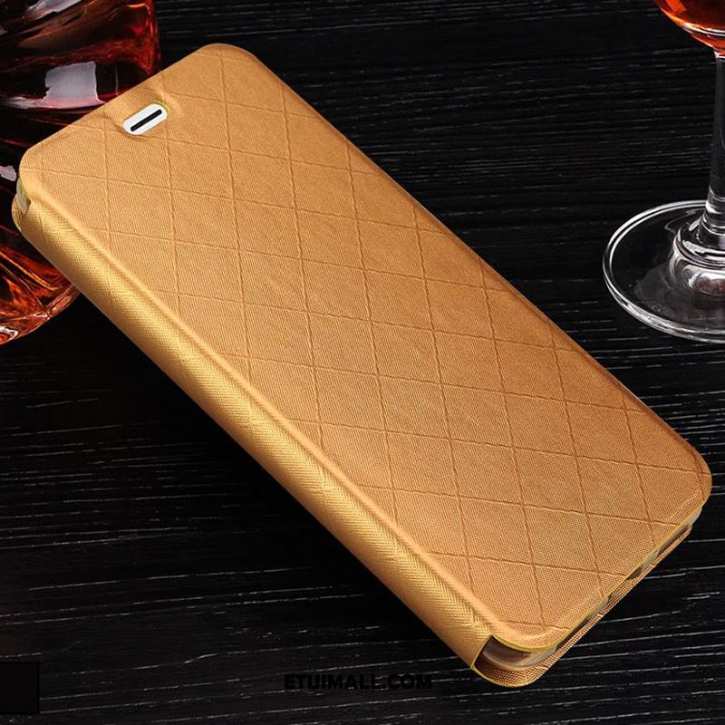 Etui Huawei Y6 2019 Miękki Ochraniacz Skórzany Futerał Złoto All Inclusive Pokrowce Sklep
