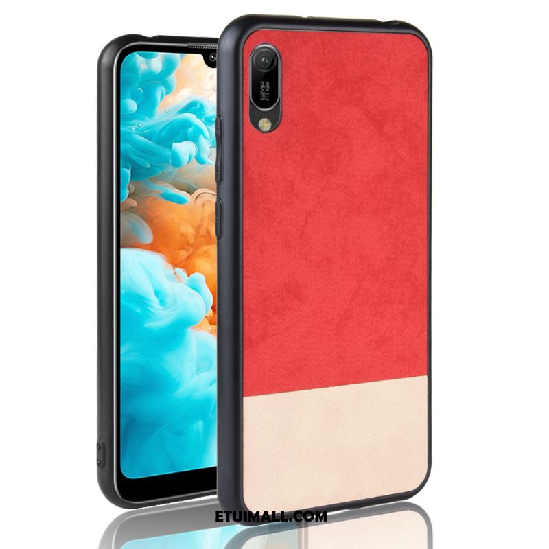 Etui Huawei Y6 2019 Nubuku Denim Mieszane Kolory Miękki All Inclusive Pokrowce Oferta