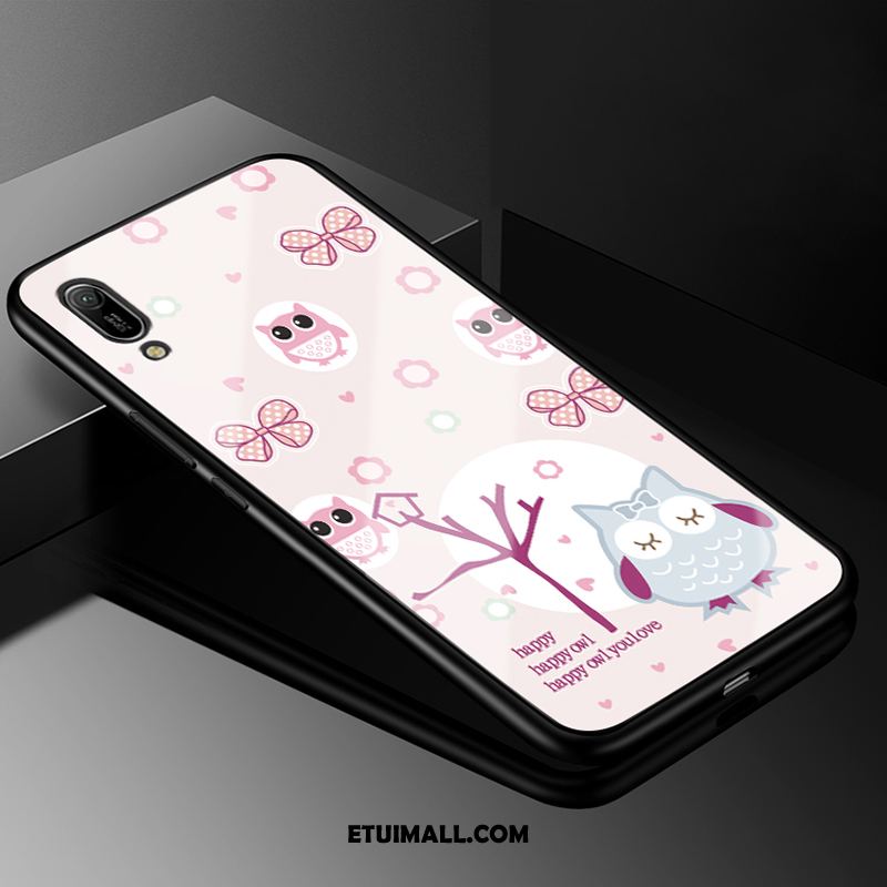 Etui Huawei Y6 2019 Telefon Komórkowy Anti-fall Niebieski All Inclusive Kreskówka Futerał Tanie