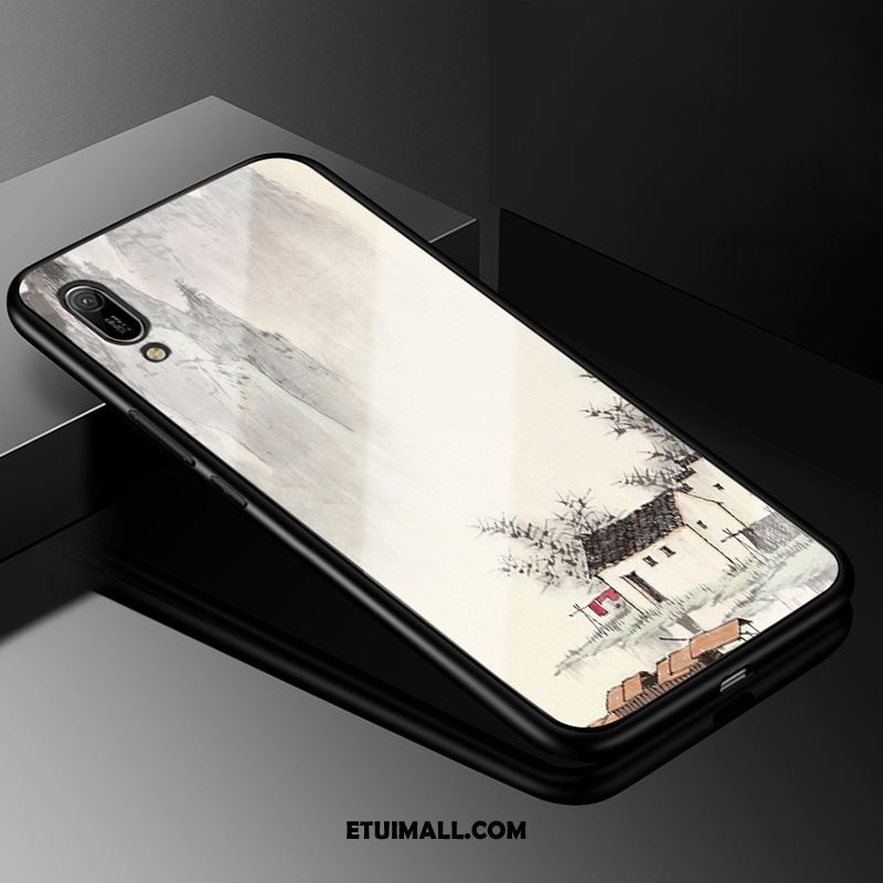 Etui Huawei Y6 2019 Telefon Komórkowy Anti-fall Niebieski All Inclusive Kreskówka Futerał Tanie