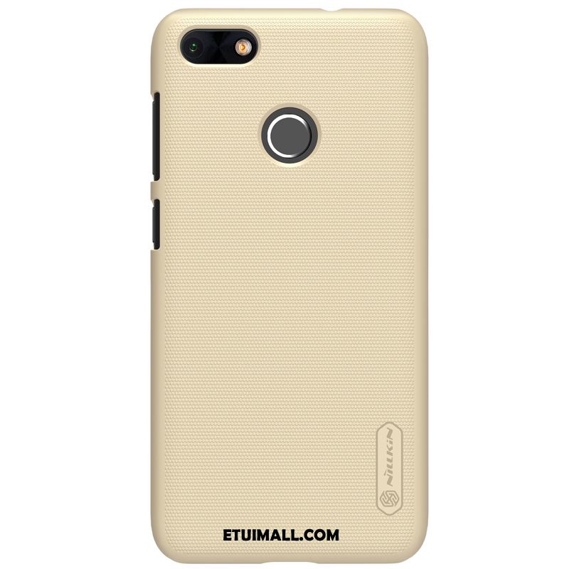 Etui Huawei Y6 Pro 2017 Złoto Biały Telefon Komórkowy Nubuku Trudno Pokrowce Sklep