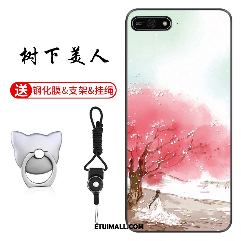 Etui Huawei Y7 2018 Dostosowane Anti-fall Telefon Komórkowy Niebieski Ochraniacz Pokrowce Sklep