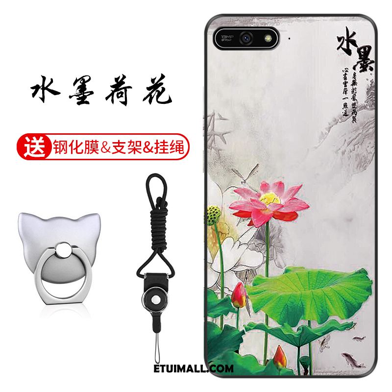 Etui Huawei Y7 2018 Dostosowane Anti-fall Telefon Komórkowy Niebieski Ochraniacz Pokrowce Sklep