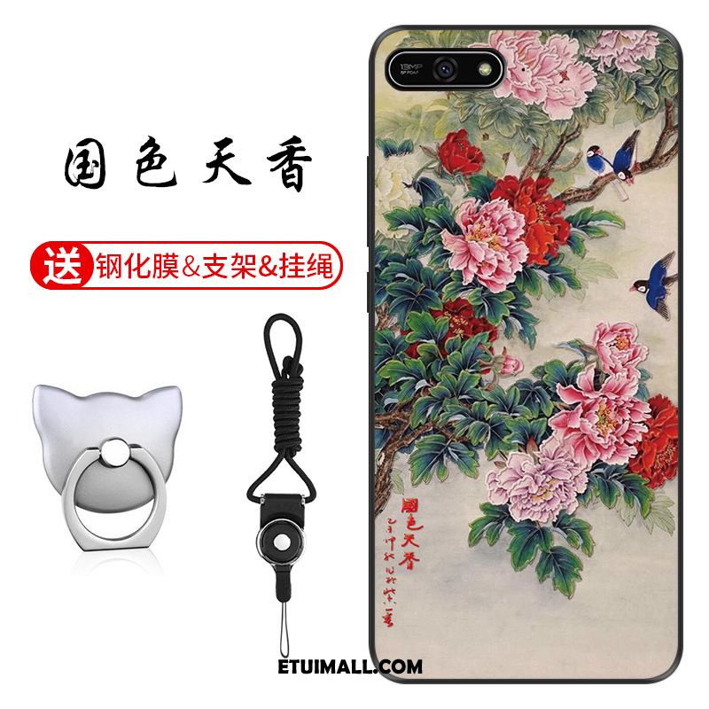 Etui Huawei Y7 2018 Dostosowane Anti-fall Telefon Komórkowy Niebieski Ochraniacz Pokrowce Sklep