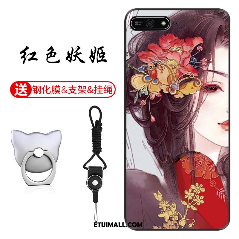 Etui Huawei Y7 2018 Dostosowane Anti-fall Telefon Komórkowy Niebieski Ochraniacz Pokrowce Sklep