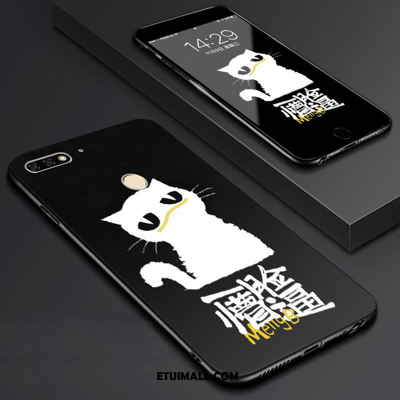 Etui Huawei Y7 2018 Kreskówka Szkło Hartowane Sztuka Telefon Komórkowy Filmy Obudowa Sprzedam
