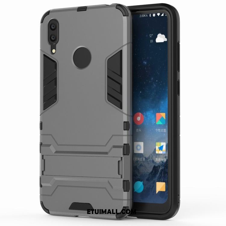 Etui Huawei Y7 2019 All Inclusive Czerwony Silikonowe Anti-fall Telefon Komórkowy Futerał Sklep