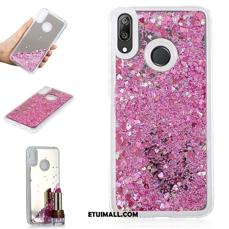 Etui Huawei Y7 2019 Purpurowy Tendencja Quicksand Telefon Komórkowy Futerał Sprzedam