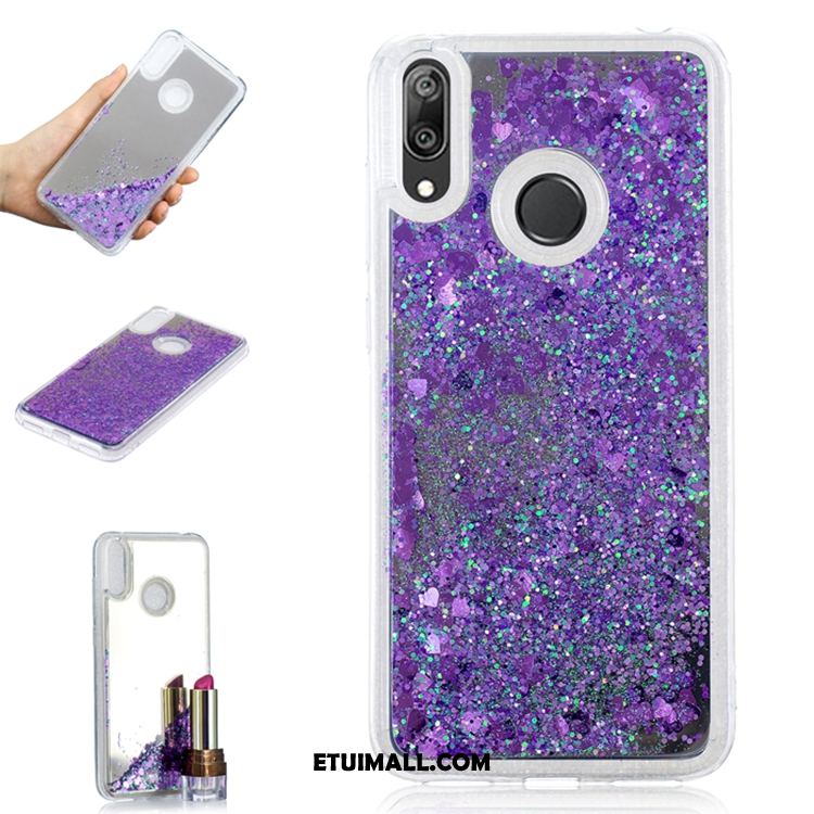 Etui Huawei Y7 2019 Purpurowy Tendencja Quicksand Telefon Komórkowy Futerał Sprzedam