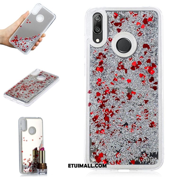 Etui Huawei Y7 2019 Purpurowy Tendencja Quicksand Telefon Komórkowy Futerał Sprzedam