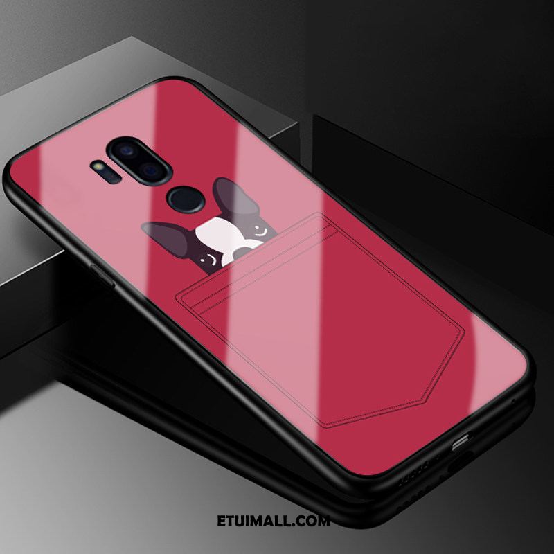 Etui Lg G7 Thinq Biały Zakochani Kreatywne Vintage Szkło Futerał Sklep