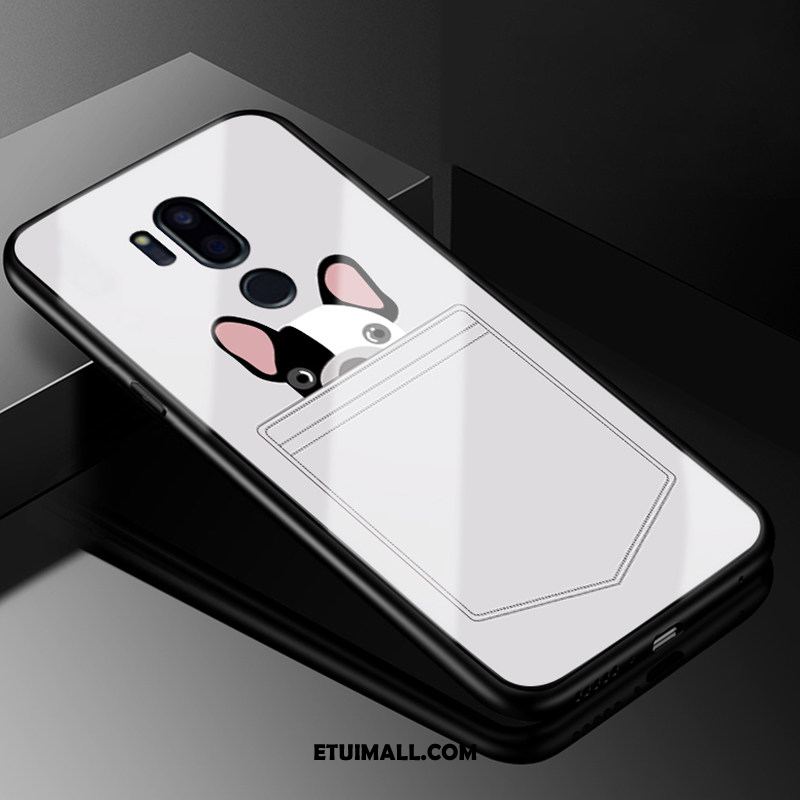 Etui Lg G7 Thinq Biały Zakochani Kreatywne Vintage Szkło Futerał Sklep