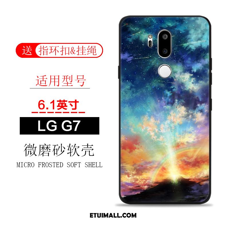 Etui Lg G7 Thinq Czarny Anti-fall Osobowość Miękki Modna Marka Obudowa Oferta